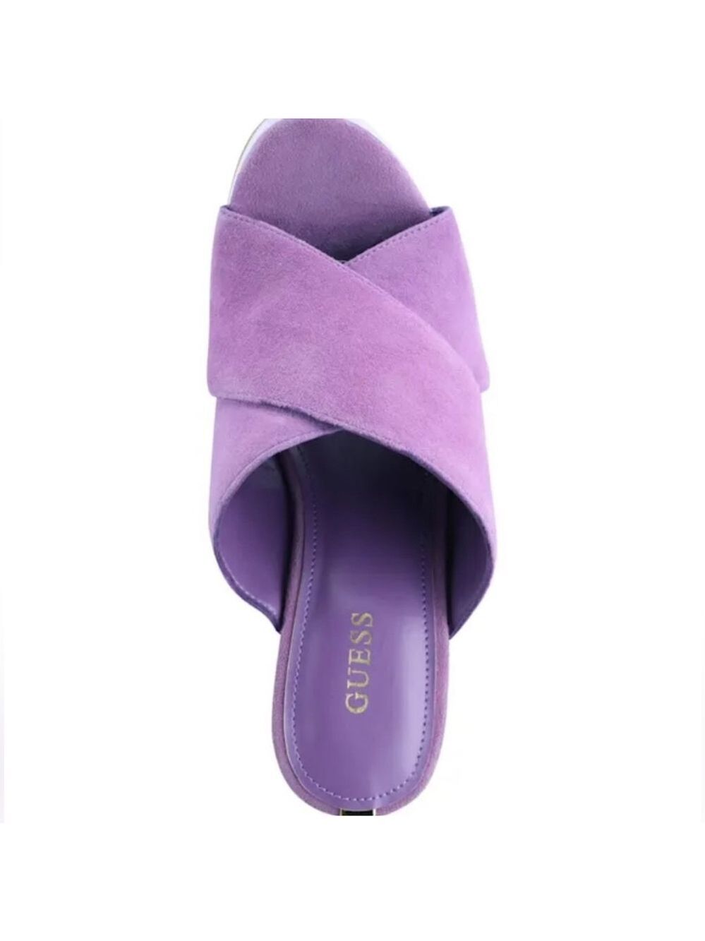 Guess Purple Wedge Sandals - Picture 2 of 7